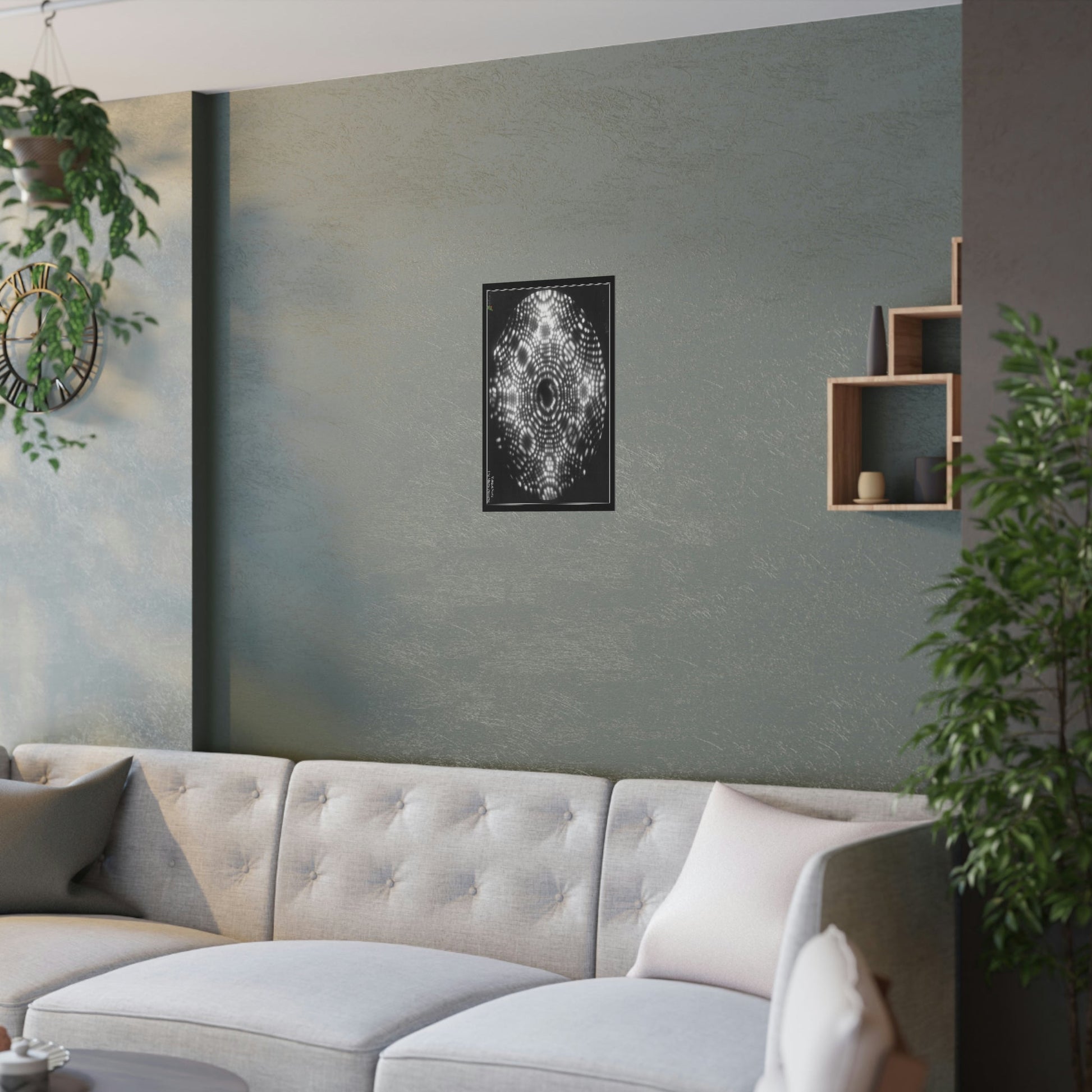 Low cost quality Posters - The Micro-Universe - Field Ion Microscope - Historic images of the ATOM! - Green Forest Home