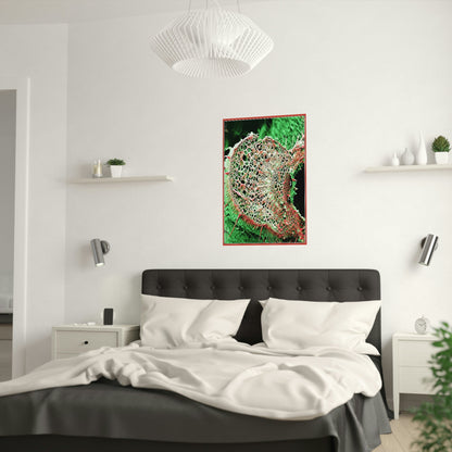 Low quality cost Posters - The Micro-Universe - Field Ion Microscope - HEMP plant stem! - Green Forest Home