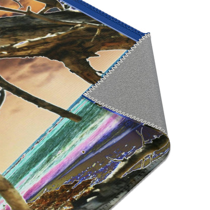 MARVEL Area Rugs - Remote & Pristine Mona Island near Puerto Rico - color curves manually modified for special effects - US PRINT - Green Forest Home