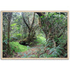 Museum-Quality Matte Paper Wooden Framed Poster - Paradise in El Yunque Rainforest Tradewinds Trail - Green Forest Home