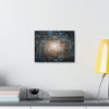 NASA/HUBBLE/ESA - SMALL Canvas Gallery Wraps - The wonderful discoveries from space telescopes - a sharp spiral Galaxy - Green Forest Home