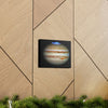 NASA/HUBBLE/ESA - SMALL Canvas Gallery Wraps - The wonderful discoveries from space telescopes - Hubble sees aurora's borealis in Jupiter! - Green Forest Home