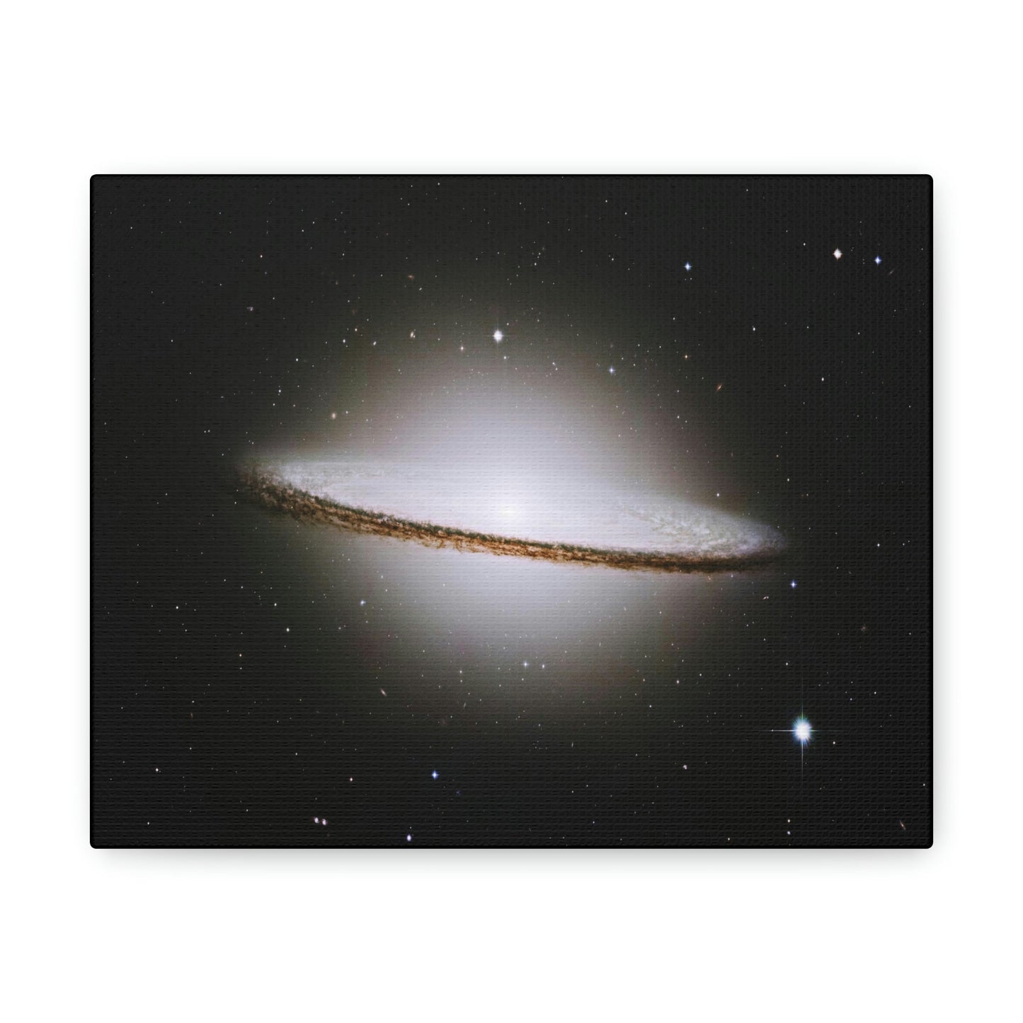 NASA/HUBBLE/ESA - SMALL Canvas Gallery Wraps - The wonderful discoveries from space telescopes - Hubble sees El Sombrero Galaxy - awesome! - Green Forest Home