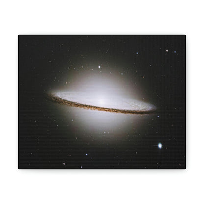 NASA/HUBBLE/ESA - SMALL Canvas Gallery Wraps - The wonderful discoveries from space telescopes - Hubble sees El Sombrero Galaxy - awesome! - Green Forest Home