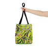 Nature Inspired - AOP Tote Bag - Oldest tree on Earth - the FERN palm - Toro Negro rainforest Puerto Rico @ 4K feet altitude - US Ma - Green Forest Home