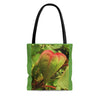 Nature Inspired - AOP Tote Bag - Rare HEART shaped leafs from the Toro Negro rainforest Puerto Rico @ 4K feet altitude - US Made - Green Forest Home