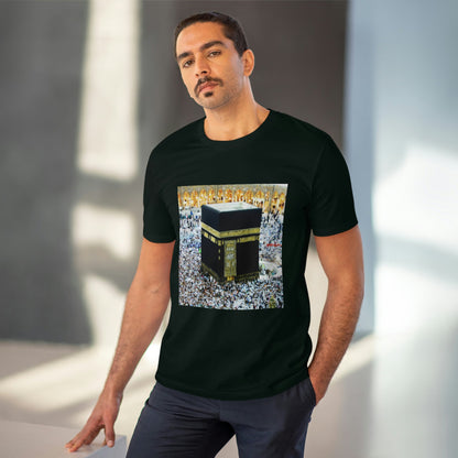 Organic Creator T-shirt - EU Print - Unisex - Hajj pilgrimage to Kaaba - the "House of Allah", in the sacred city of Mecca UAE ID#1 - Green Forest Home