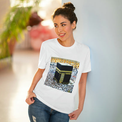 Organic Creator T-shirt - EU Print - Unisex - Hajj pilgrimage to Kaaba - the "House of Allah", in the sacred city of Mecca UAE ID#1 - Green Forest Home