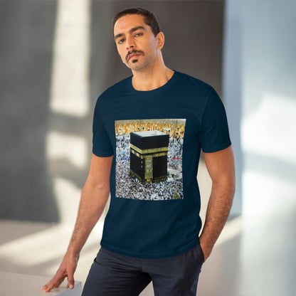 Organic Creator T-shirt - EU Print - Unisex - Hajj pilgrimage to Kaaba - the "House of Allah", in the sacred city of Mecca UAE ID#1 - Green Forest Home