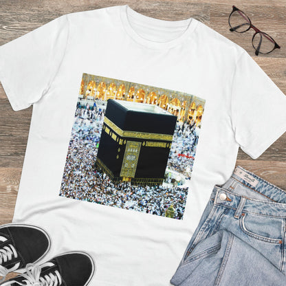 Organic Creator T-shirt - EU Print - Unisex - Hajj pilgrimage to Kaaba - the "House of Allah", in the sacred city of Mecca UAE ID#1 - Green Forest Home
