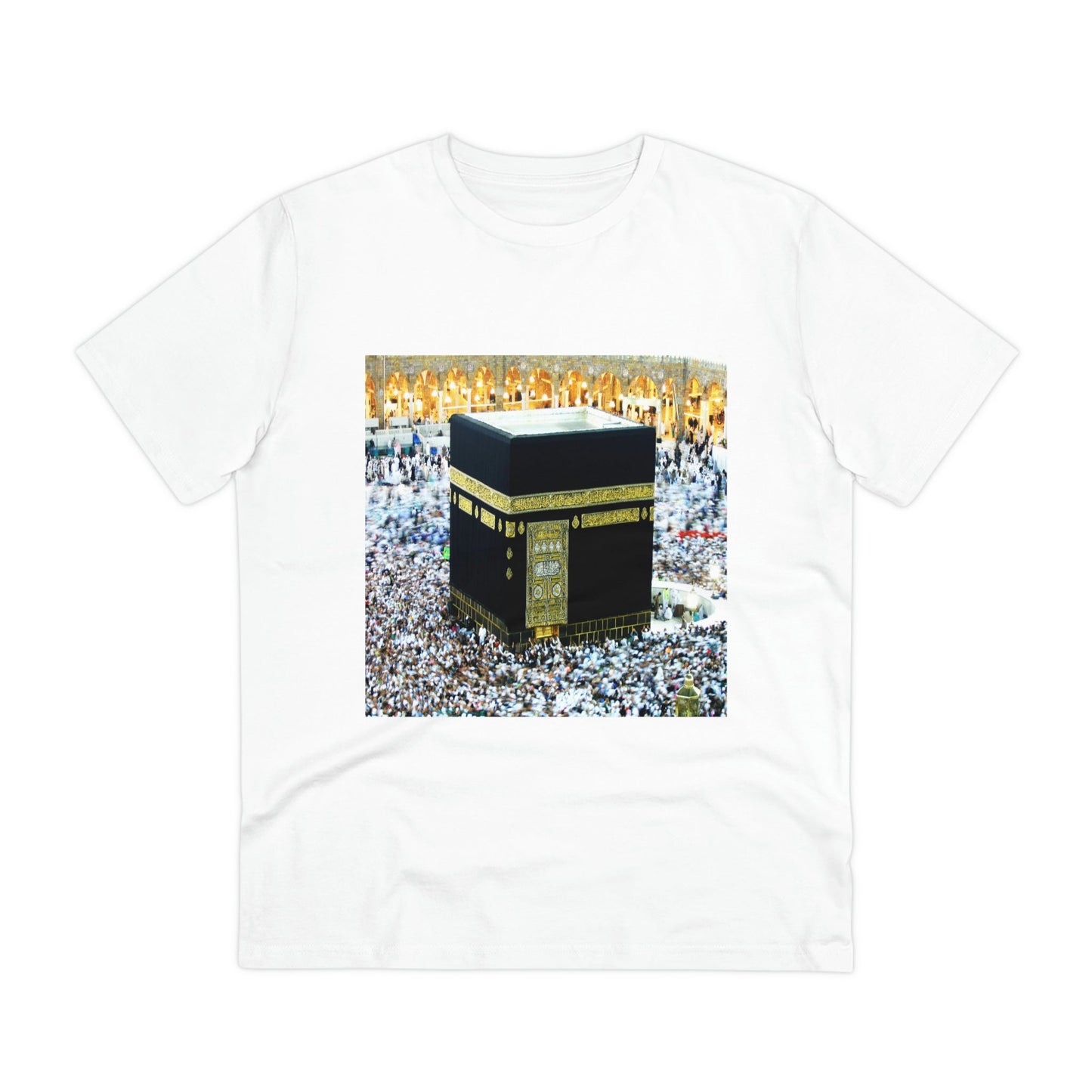 Organic Creator T-shirt - EU Print - Unisex - Hajj pilgrimage to Kaaba - the "House of Allah", in the sacred city of Mecca UAE ID#1 - Green Forest Home