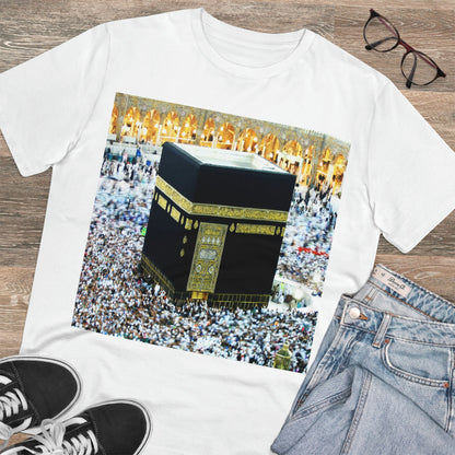 Organic Creator T-shirt - Unisex - EU Print - Hajj pilgrimage to Kaaba - the "House of Allah", in the sacred city of Mecca UAE ID#1 - Green Forest Home