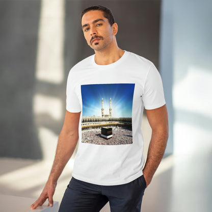 Organic Creator T-shirt - Unisex - EU Print - Hajj pilgrimage to Kaaba - the "House of Allah", in the sacred city of Mecca UAE ID#1 - Green Forest Home