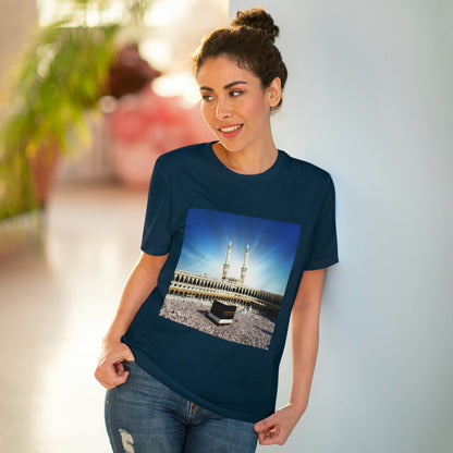 Organic Creator T-shirt - Unisex - EU Print - Hajj pilgrimage to Kaaba - the "House of Allah", in the sacred city of Mecca UAE ID#1 - Green Forest Home
