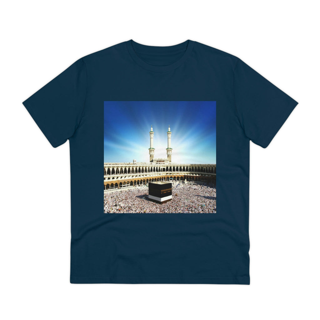 Organic Creator T-shirt - Unisex - EU Print - Hajj pilgrimage to Kaaba - the "House of Allah", in the sacred city of Mecca UAE ID#1 - Green Forest Home