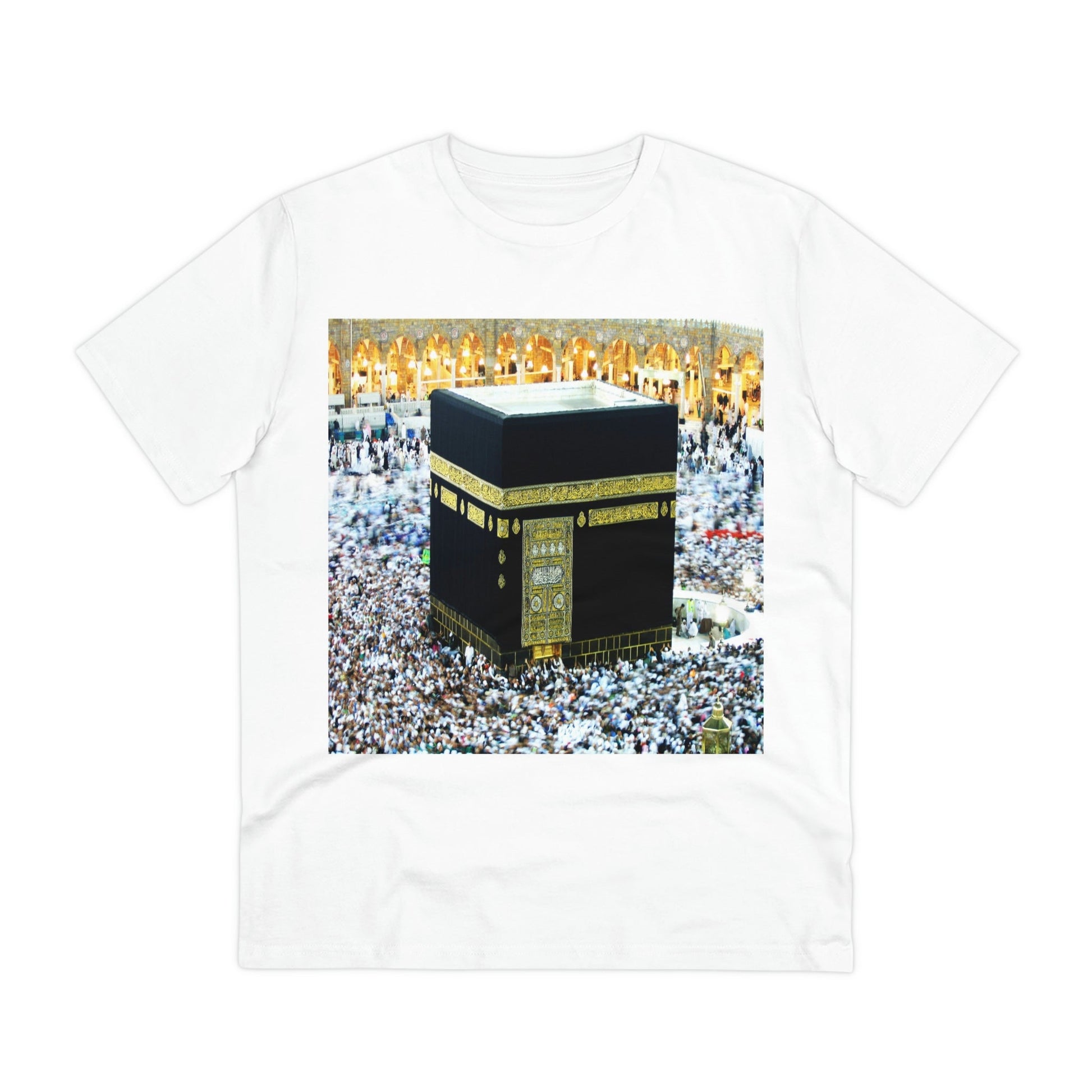 Organic Creator T-shirt - Unisex - EU Print - Hajj pilgrimage to Kaaba - the "House of Allah", in the sacred city of Mecca UAE ID#1 - Green Forest Home