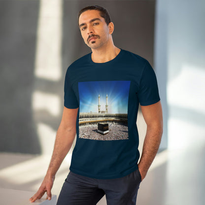 Organic Creator T-shirt - Unisex - EU Print - Hajj pilgrimage to Kaaba - the "House of Allah", in the sacred city of Mecca UAE ID#1 - Green Forest Home