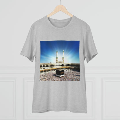 Organic Creator T-shirt - Unisex - EU Print - Hajj pilgrimage to Kaaba - the "House of Allah", in the sacred city of Mecca UAE ID#1 - Green Forest Home