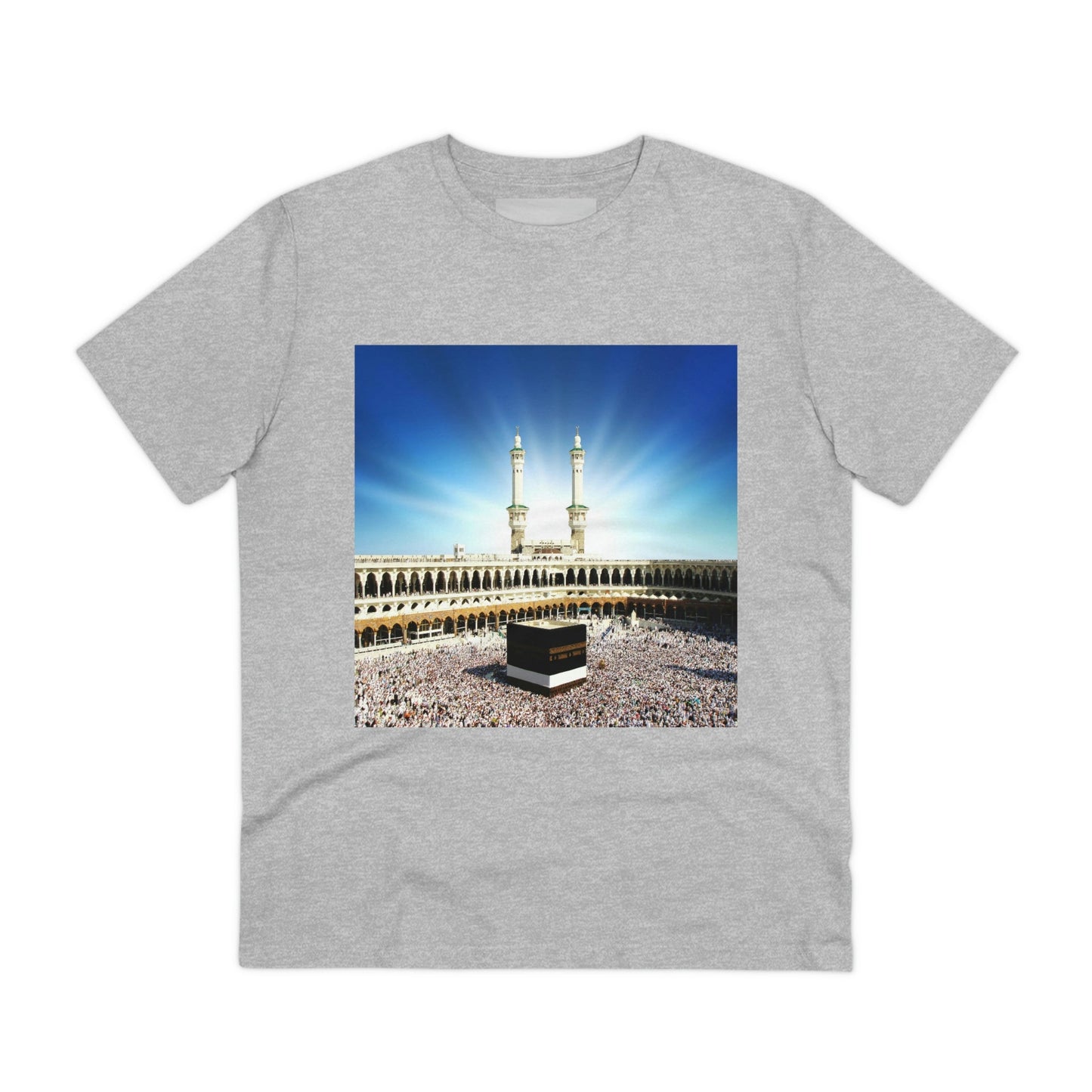 Organic Creator T-shirt - Unisex - EU Print - Hajj pilgrimage to Kaaba - the "House of Allah", in the sacred city of Mecca UAE ID#1 - Green Forest Home