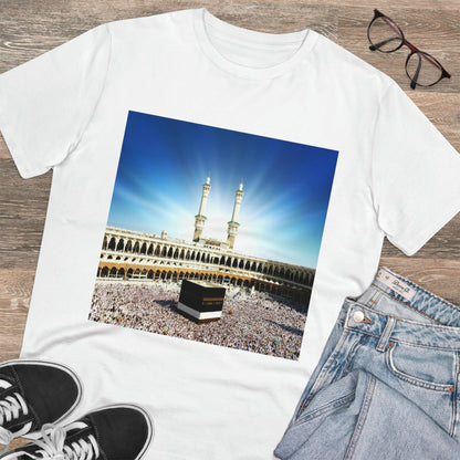 Organic Creator T-shirt - Unisex - EU Print - Hajj pilgrimage to Kaaba - the "House of Allah", in the sacred city of Mecca UAE ID#1 - Green Forest Home