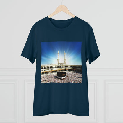 Organic Creator T-shirt - Unisex - EU Print - Hajj pilgrimage to Kaaba - the "House of Allah", in the sacred city of Mecca UAE ID#1 - Green Forest Home