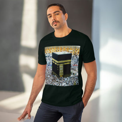 Organic Creator T-shirt - Unisex - EU Print - Hajj pilgrimage to Kaaba - the "House of Allah", in the sacred city of Mecca UAE ID#1 - Green Forest Home