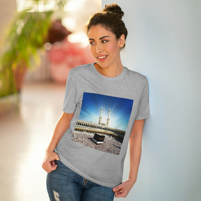 Organic Creator T-shirt - Unisex - EU Print - Hajj pilgrimage to Kaaba - the "House of Allah", in the sacred city of Mecca UAE ID#1 - Green Forest Home
