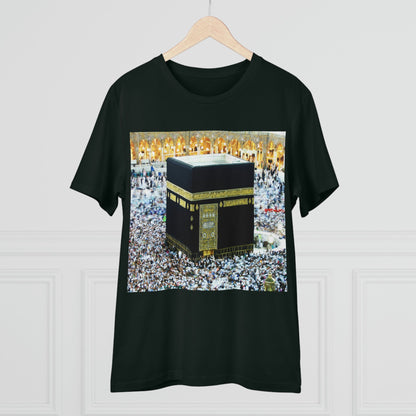 Organic Creator T-shirt - Unisex - EU Print - Hajj pilgrimage to Kaaba - the "House of Allah", in the sacred city of Mecca UAE ID#1 - Green Forest Home