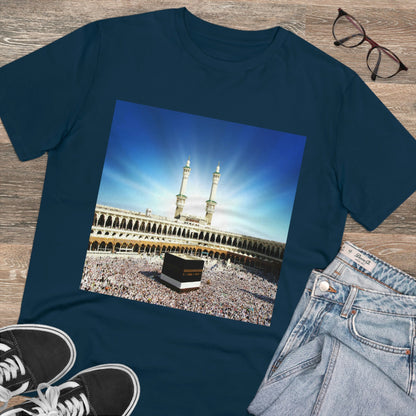 Organic Creator T-shirt - Unisex - EU Print - Hajj pilgrimage to Kaaba - the "House of Allah", in the sacred city of Mecca UAE ID#1 - Green Forest Home