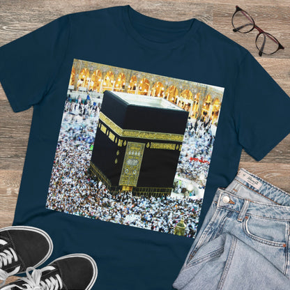 Organic Creator T-shirt - Unisex - EU Print - Hajj pilgrimage to Kaaba - the "House of Allah", in the sacred city of Mecca UAE ID#1 - Green Forest Home