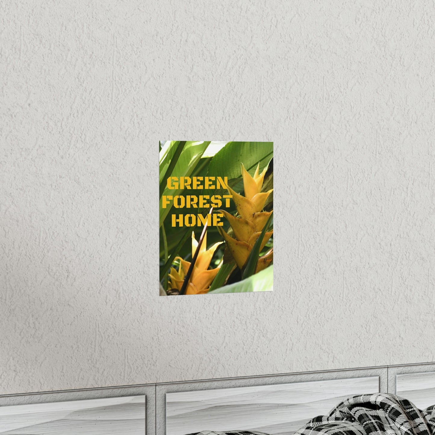 Premium Matte Vertical Posters - GREEN FOREST HOME LOGO - Green Forest Home
