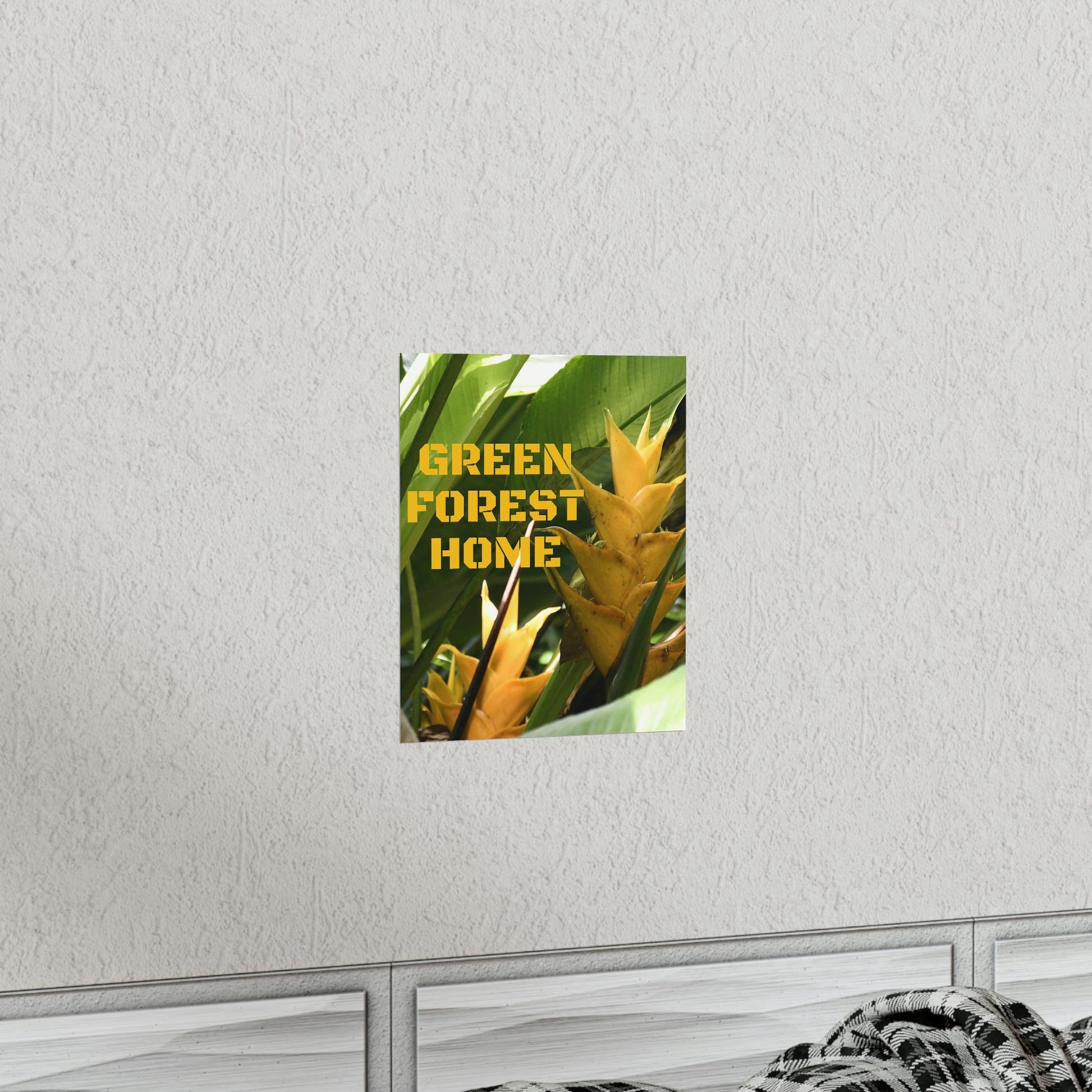 Premium Matte Vertical Posters - GREEN FOREST HOME LOGO - Green Forest Home