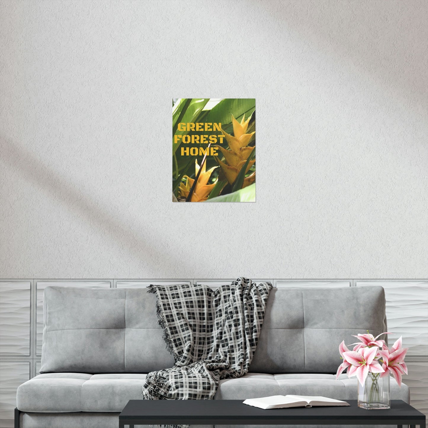 Premium Matte Vertical Posters - GREEN FOREST HOME LOGO - Green Forest Home