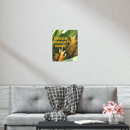 Premium Matte Vertical Posters - GREEN FOREST HOME LOGO - Green Forest Home