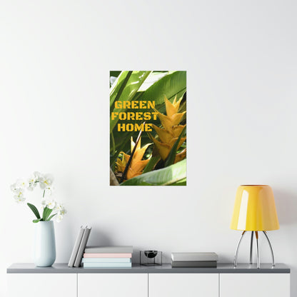 Premium Matte Vertical Posters - GREEN FOREST HOME LOGO - Green Forest Home