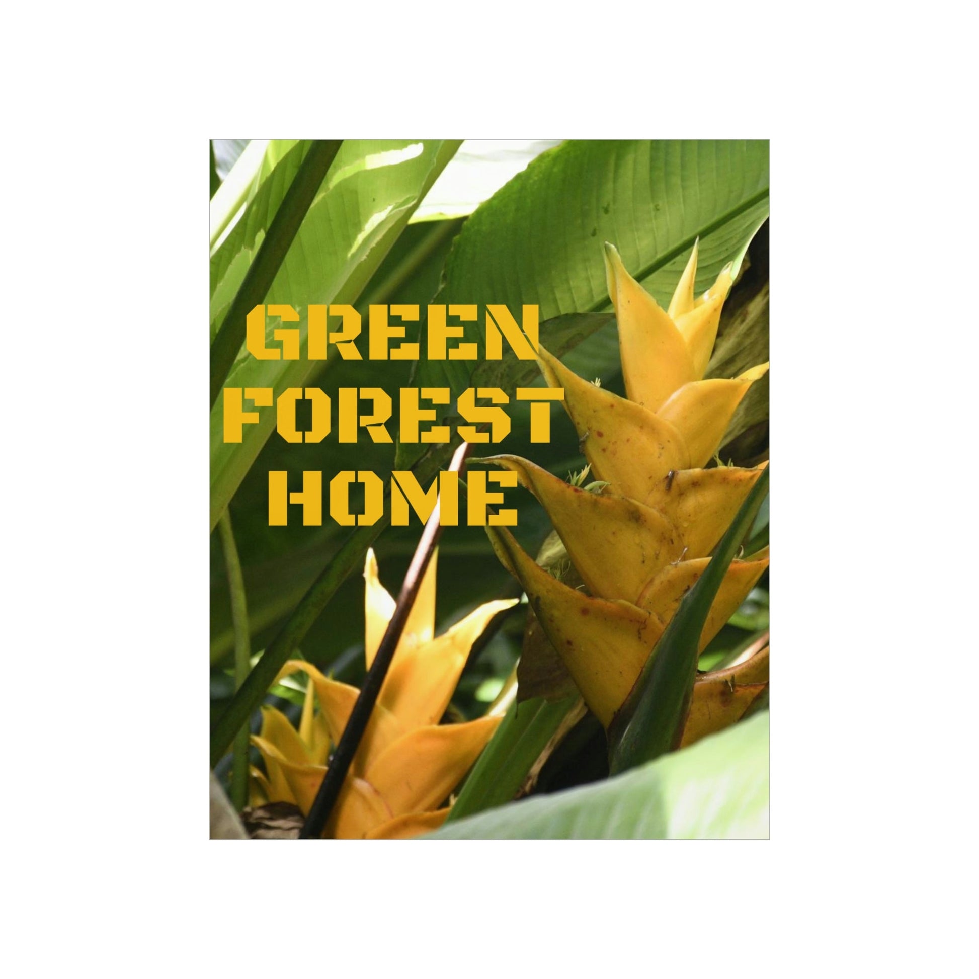 Premium Matte Vertical Posters - GREEN FOREST HOME LOGO - Green Forest Home