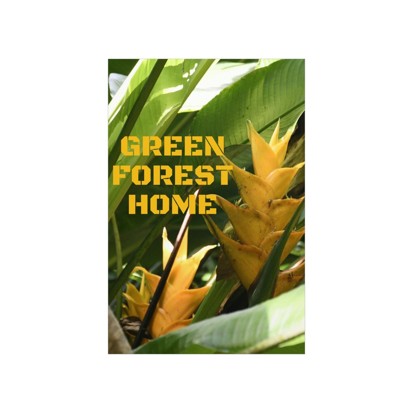 Premium Matte Vertical Posters - GREEN FOREST HOME LOGO - Green Forest Home