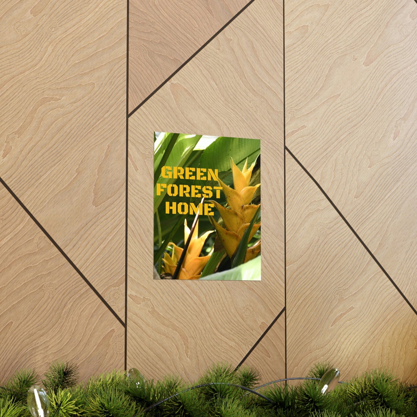 Premium Matte Vertical Posters - GREEN FOREST HOME LOGO - Green Forest Home