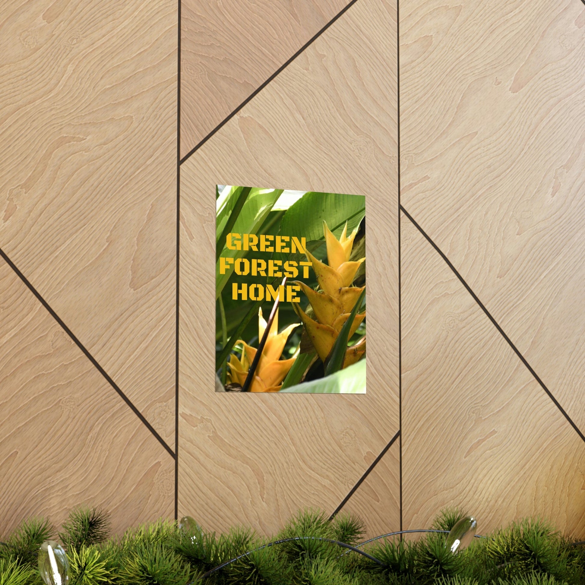 Premium Matte Vertical Posters - GREEN FOREST HOME LOGO - Green Forest Home