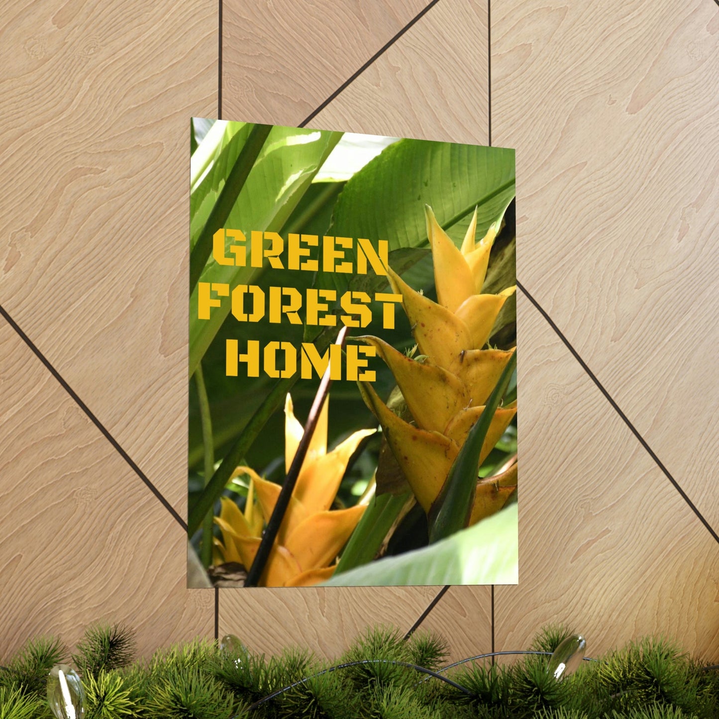 Premium Matte Vertical Posters - GREEN FOREST HOME LOGO - Green Forest Home