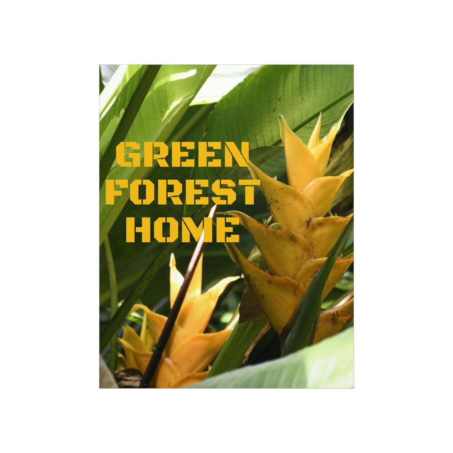 Premium Matte Vertical Posters - GREEN FOREST HOME LOGO - Green Forest Home