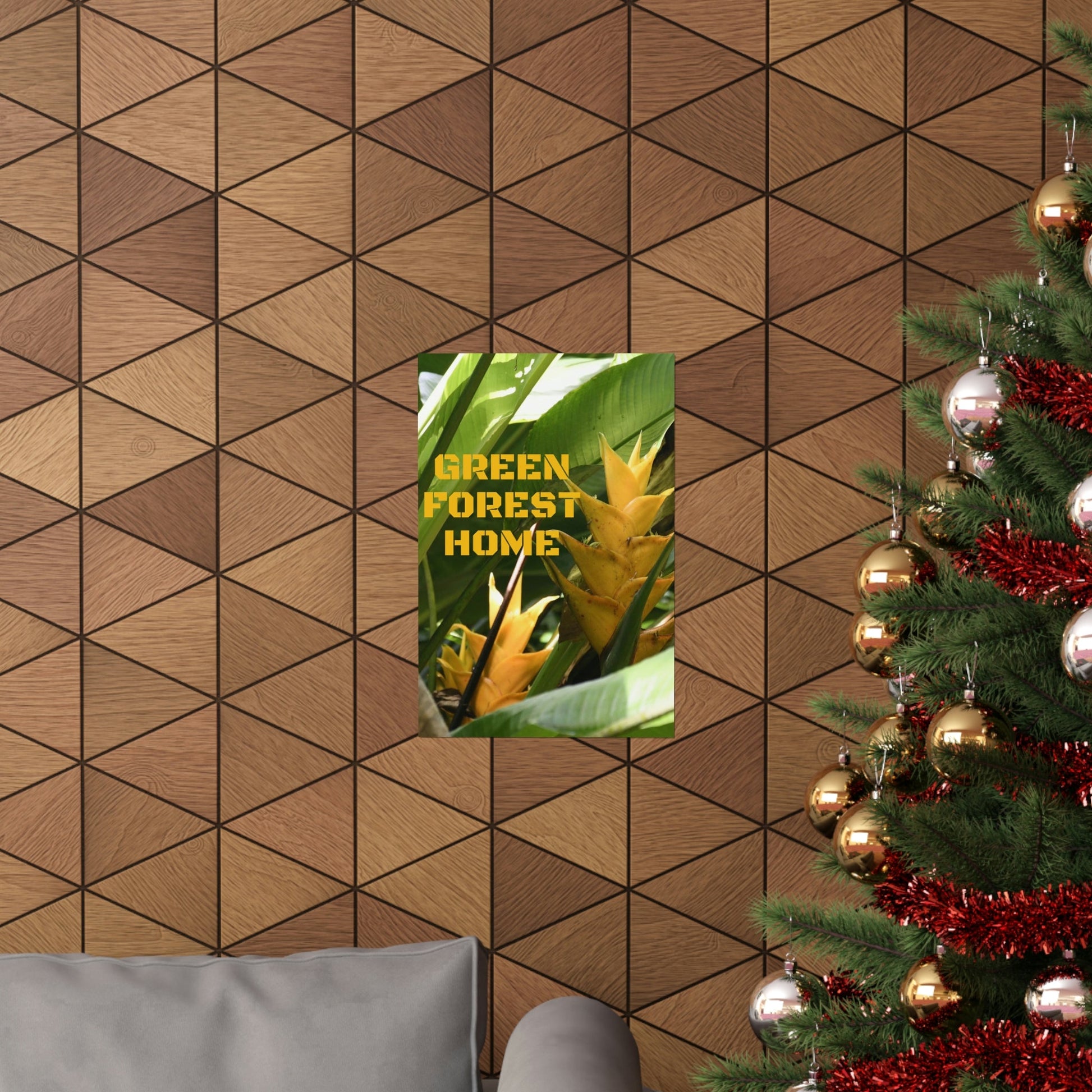 Premium Matte Vertical Posters - GREEN FOREST HOME LOGO - Green Forest Home
