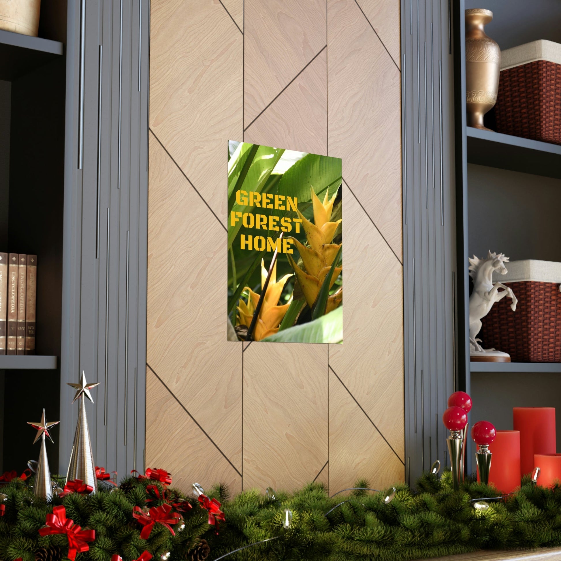 Premium Matte Vertical Posters - GREEN FOREST HOME LOGO - Green Forest Home