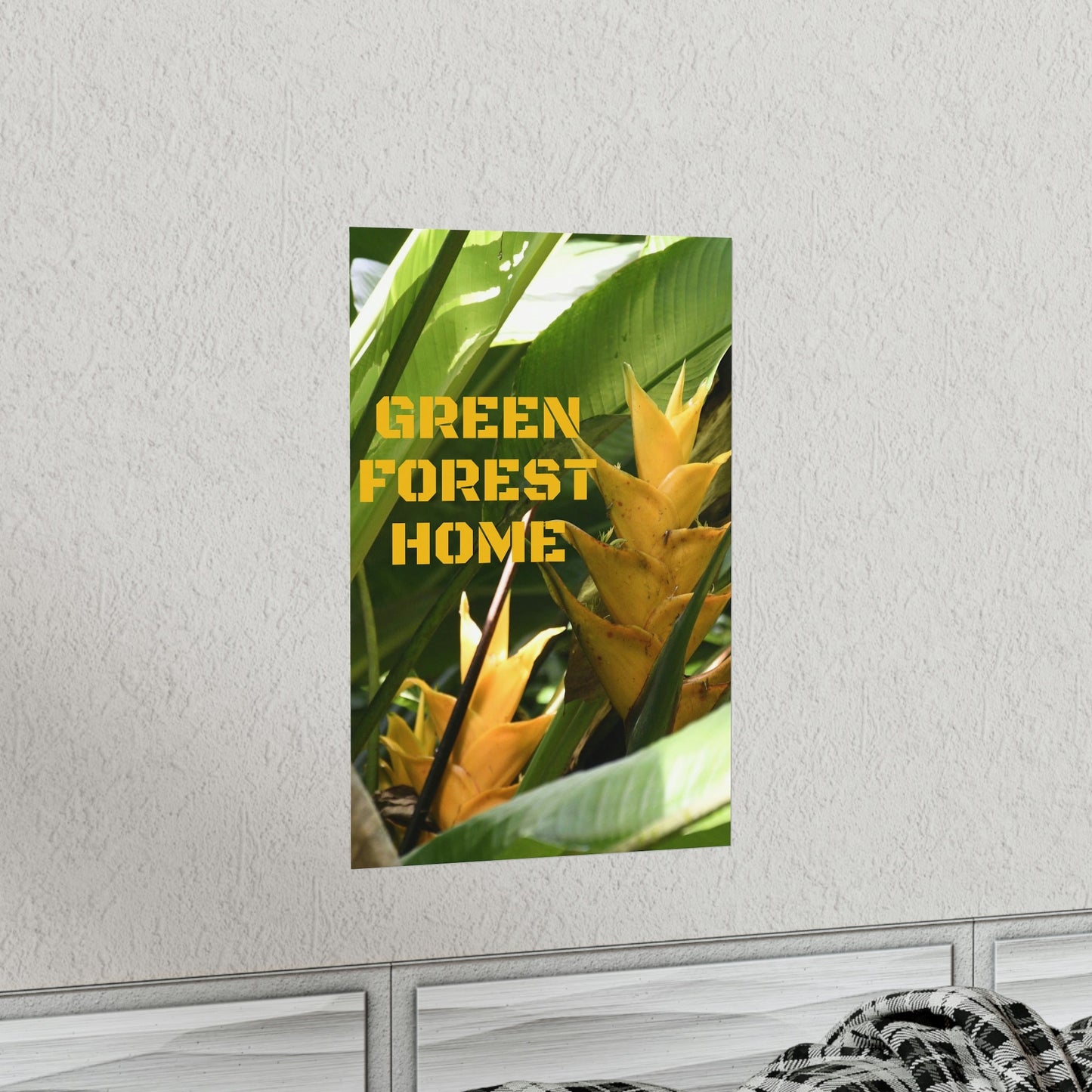 Premium Matte Vertical Posters - GREEN FOREST HOME LOGO - Green Forest Home