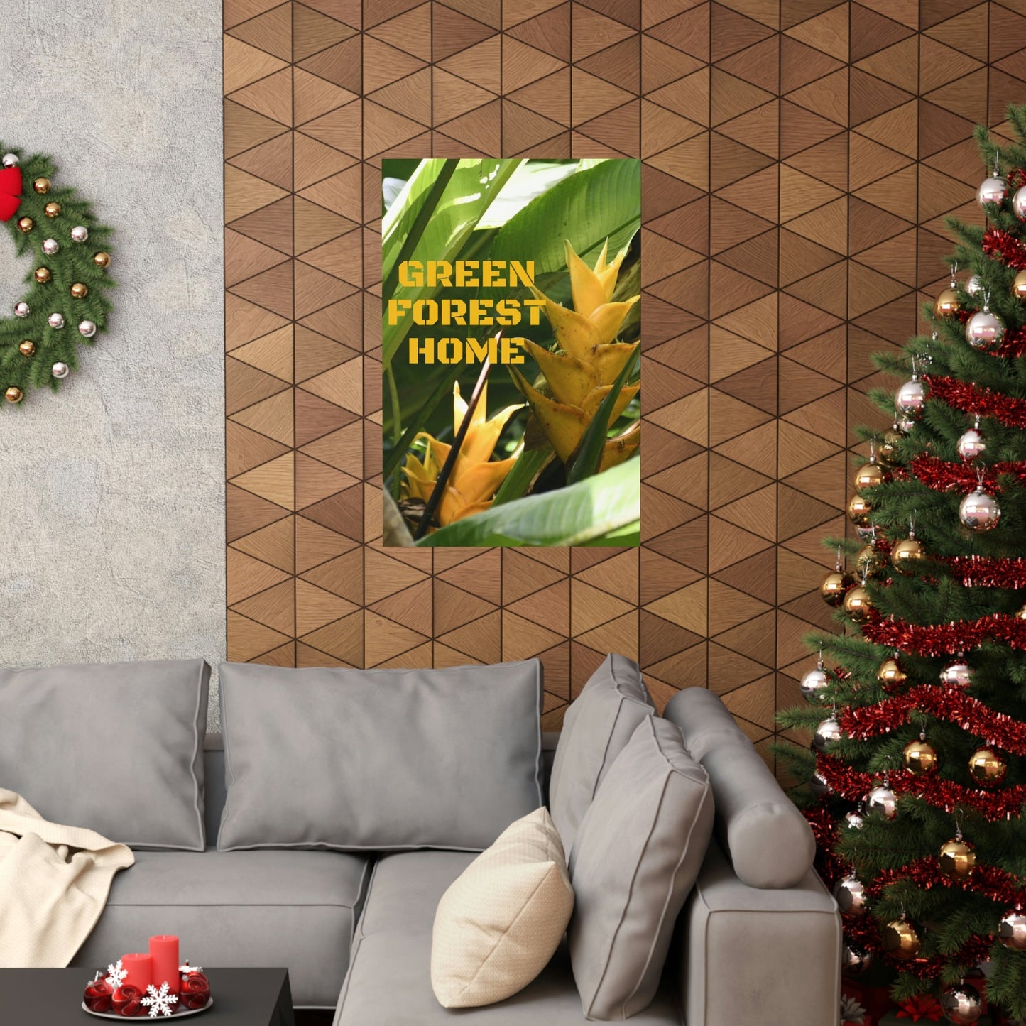 Premium Matte Vertical Posters - GREEN FOREST HOME LOGO - Green Forest Home