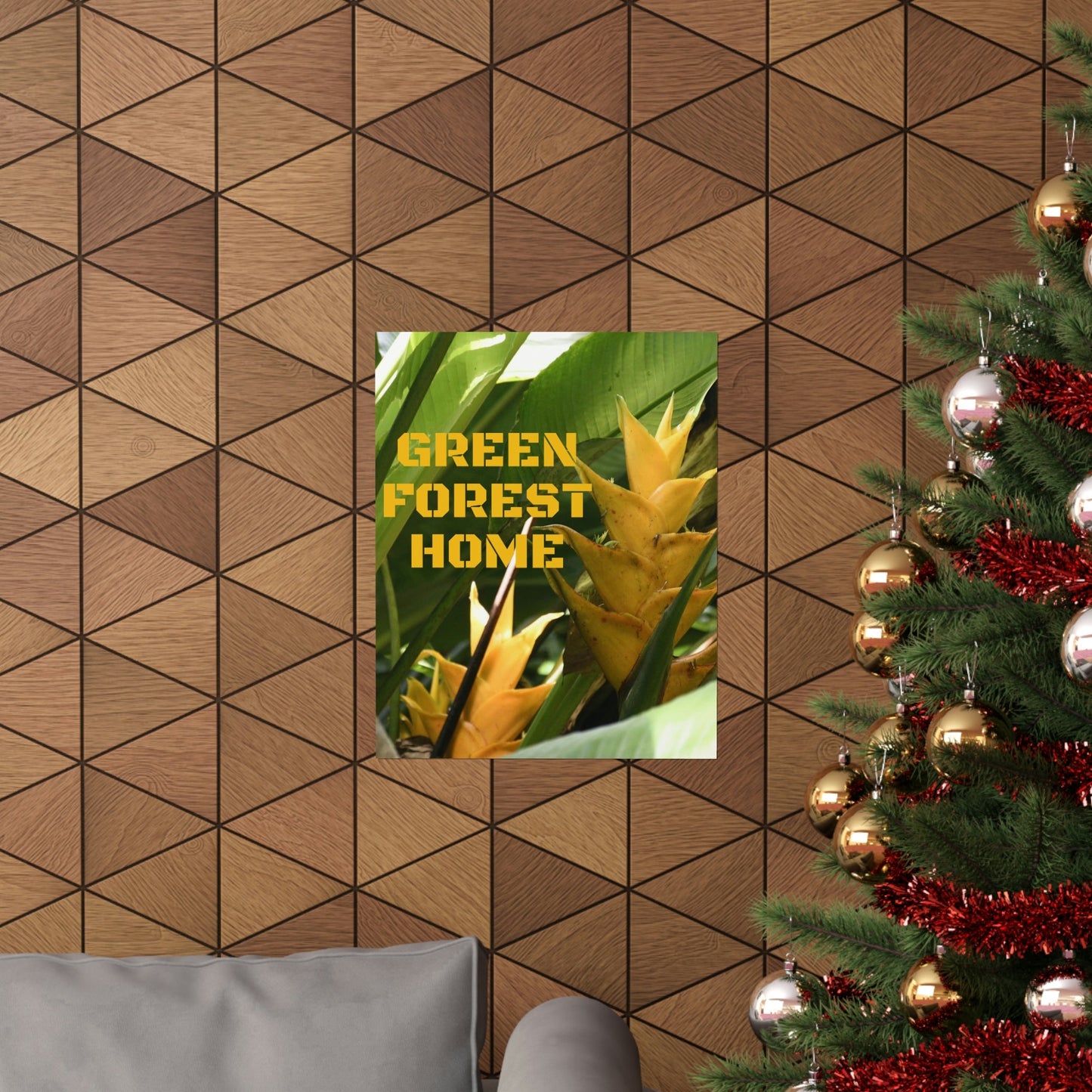 Premium Matte Vertical Posters - GREEN FOREST HOME LOGO - Green Forest Home