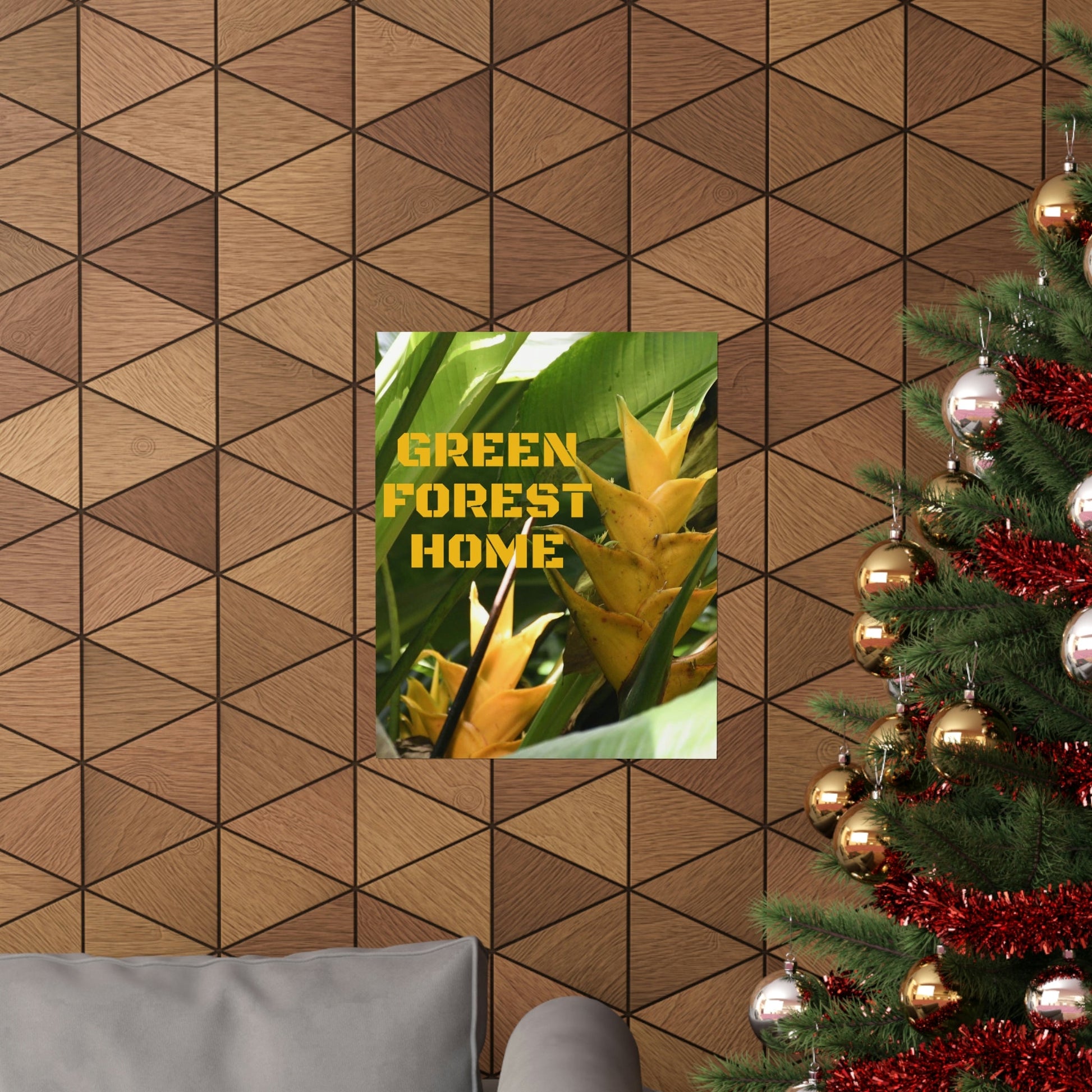 Premium Matte Vertical Posters - GREEN FOREST HOME LOGO - Green Forest Home