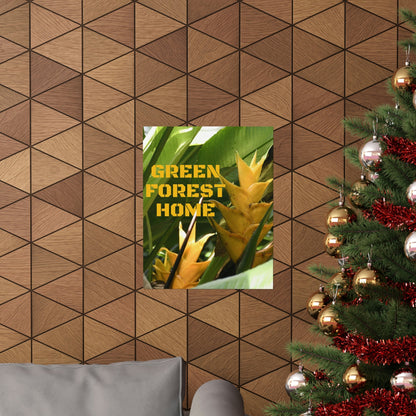 Premium Matte Vertical Posters - GREEN FOREST HOME LOGO - Green Forest Home