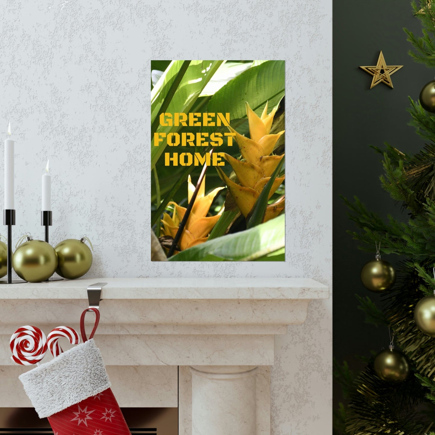 Premium Matte Vertical Posters - GREEN FOREST HOME LOGO - Green Forest Home