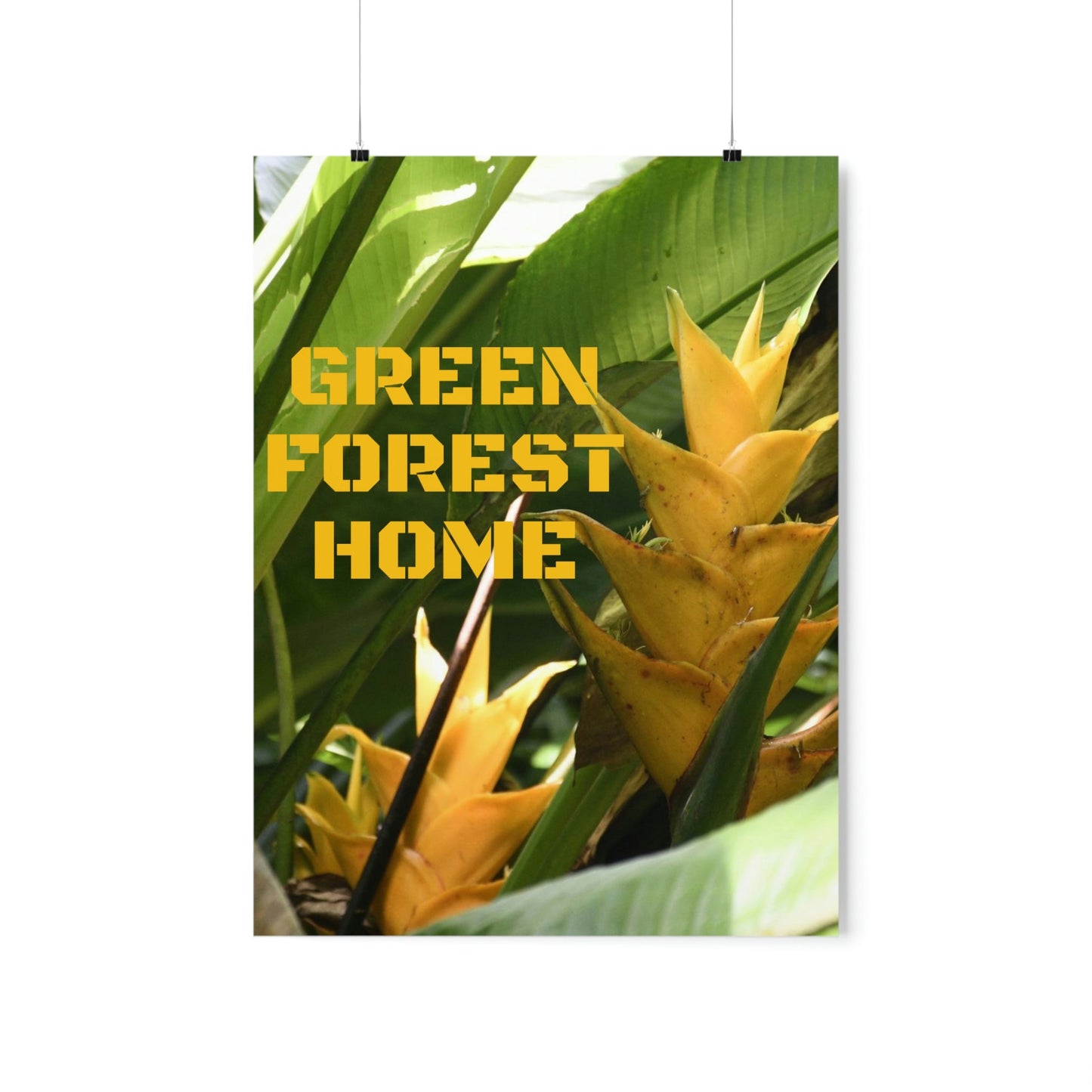 Premium Matte Vertical Posters - GREEN FOREST HOME LOGO - Green Forest Home